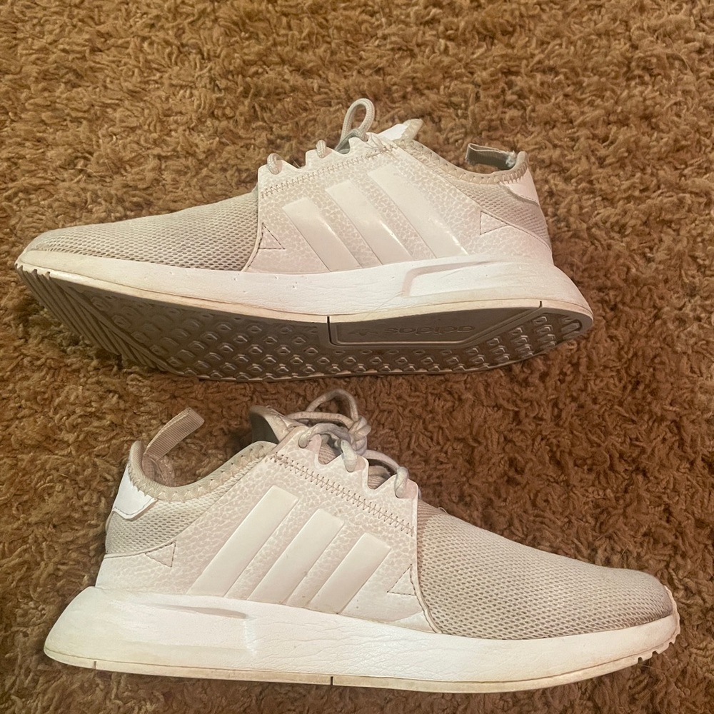 adidas white running shoes